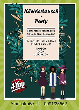 Banner Kleidertausch-Party
