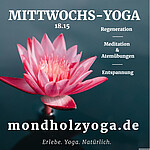 Logo Yoga am Abend Regenerierend und entspannend