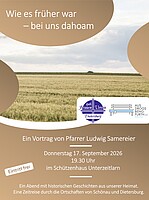 Logo Vortragsabend - Wie es früher war