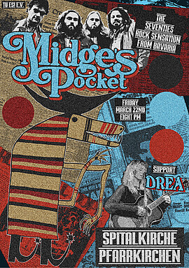 Banner LIVE: MIDGE'S POCKET - SUPPORT: DREA