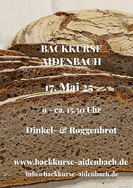 Banner Brotbackkurs Dinkelroggen -Mischbrot