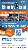 Logo Charity-Lauf der Volks- und Raiffeisenbanken im Landkreis Rottal-Inn 
