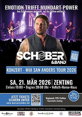 Banner Konzert Marco Schober & Band