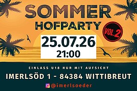Banner Sommer Hofparty 2.0