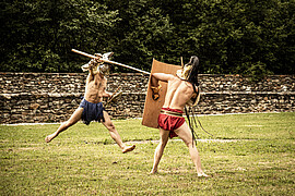 Banner Welterbefest in Künzing