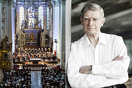Banner Bruckners Neunte im Dom – Bamberger Symphoniker unter Herbert Blomstedt