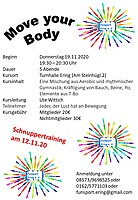 Logo Move your Body !!! V E R S C H O B E N A U F 2 0 2 1 !!!
