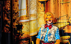 Banner StadtTheater: "Pinocchio"
