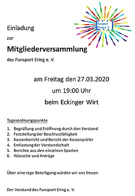 Banner 2. Mitgliederversammlung