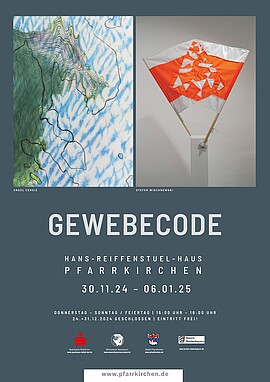 Banner GEWEBECODE von Ergül Cengiz und Stefan Wischnewski