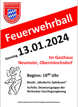 Banner Feuerwehrball