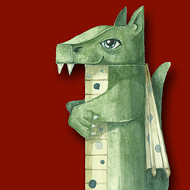 Banner Papiertheater "Der allerletzte Drache!" - Kindervorstellung