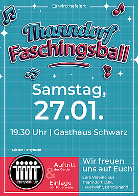 Banner Faschingsball Thanndorf 
