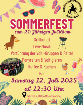Banner Sommerfest