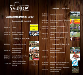 Banner 3. Schlosspark VolXfest Mariakirchen, Festauszug der Vereine, Bieranstich durch Bürgermeister Alfons Sittinger, Musikalische Unterhaltung Band "Unterbiere", Trachten Modenschau "Fesche Fetzen" Sandra Sonntag, Festprogramm als Dateianhang (bei Weiterlesen)