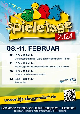 Banner Lunapark spielt" - Spieletage Februar 