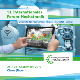 Banner 13. Internationales Forum Mechatronik: Professionelle B2B-Börse der Europaregion Donau-Moldau