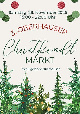 Banner 3. Oberhauser Christkindlmarkt