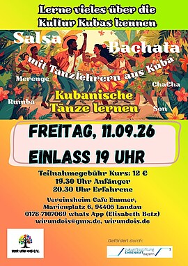 Banner Kubanische Tänze lernen