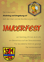 Logo Imkerfest Imkerverein Aholming