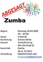 Logo 2. Zumbakurs