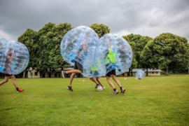 Banner Bubble Soccer Turnier der KLJB Aufhausen