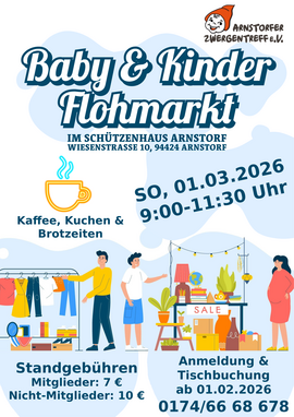 Banner Baby- und Kinderflohmarkt - Frühjahr 2026