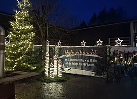 Banner Hofweihnacht des Reit-und Fahrvereins Amsham