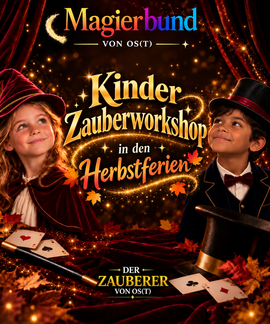 Banner Kinder Zauber-Workshop in den Herbstferien - Mühldorf