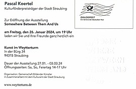 Banner Pascal Koertel - Kulturförderpreisträger 2023