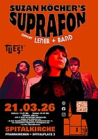 Logo Live in der Spitalkirche: SUZAN KÖCHER'S SUPRAFON - Support: LENER & BAND