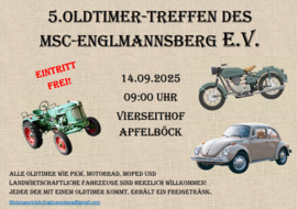 Banner 5.Oldtimer-Treffen des MSC-Englmannsberg e.V.