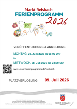 Banner Anmeldung Ferienprogramm 2026
