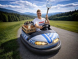 Banner Da Bobbe "A Bayer derf des!" - Das neue Programm