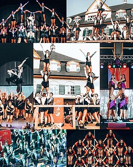 Banner Feuerwehrball Aufhausen - Auftritt Showtanzgruppe