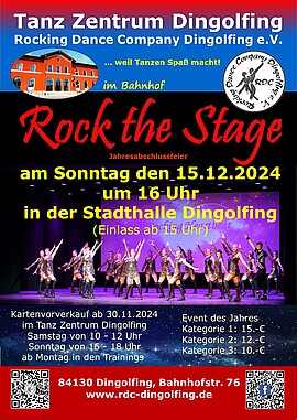Banner 1. Kartenvorverkauf "Rock the Stage"