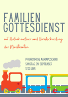 Logo Familiengottesdienst mit Ministrantenaufnahme - und Verabschiedung