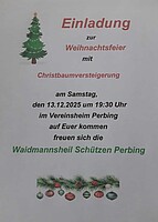 Logo Weihnachtsfeier mit Christbaumversteigerung