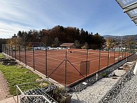 Banner Offizielle Eröffnung der sanierten Tennisplätze