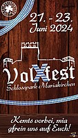 Logo 5. Schlosspark VolXfest Mariakirchen, Musikalische Unterhaltung mit der Band 