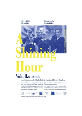 Banner Vokalkonzert "A Shining Hour"