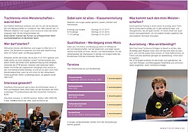 Banner Ortsentscheid der Minimeisterschaft 2025/2026