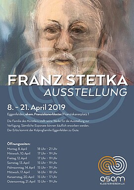 Banner Franz-Stetka-Ausstellung