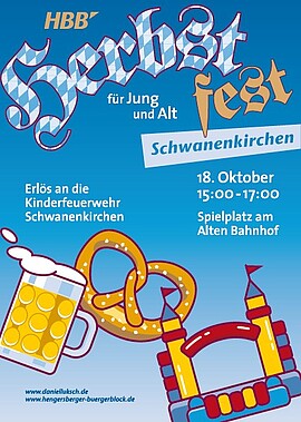Banner Herbstfest für Jung und Alt des HBB