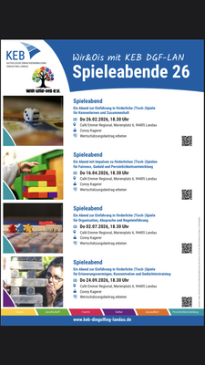 Banner Spieleabend mit KEB