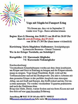 Banner Yoga Dienstag