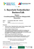 Logo 1. Bayerisch-Tschechischer BusinessTalk