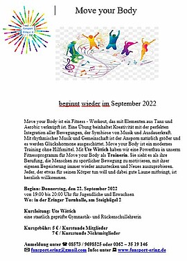 Banner Move your Body