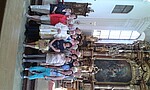 Logo Besuch unseres früheren Kaplans Tobias Reiter