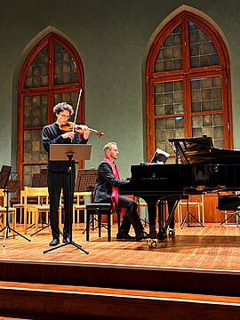 Banner Sonaten von Beethoven und Mendelssohn anlässlich des 200. Todestags von Beethoven und des 180. Todestags von Mendelssohn